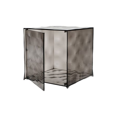 Rangement Optic plastique gris / avec porte - Kartell