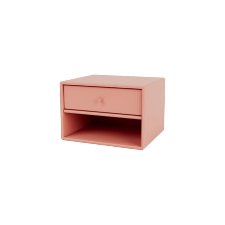 Table de chevet murale Dash bois rose / Console - L 35,4 x P 30 x H 24 cm - MONTANA