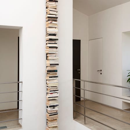 Bibliothèque murale Ptolomeo Wall métal noir / H 210 cm - Opinion Ciatti