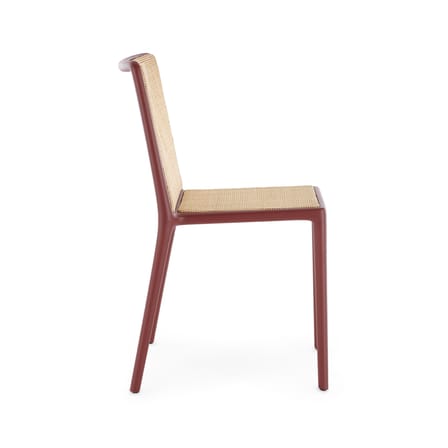 Chaise empilable Belvedere Vienna / INDOOR - Tressage rotin - Kartell