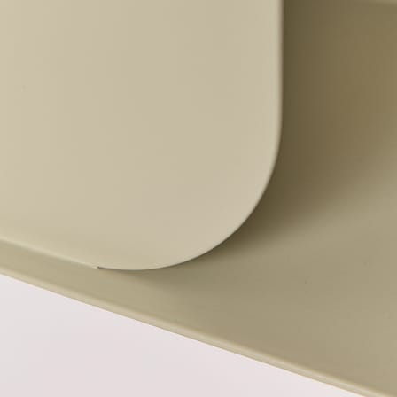 Comodino da parete Steel metallo verde / L 40 cm - NOBODINOZ