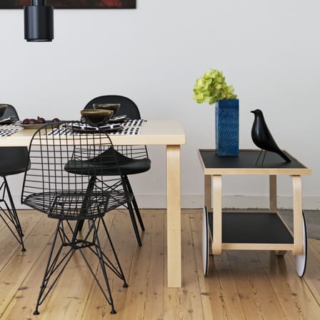 Desserte Tea Trolley 901 bois noir / Alvar Aalto, 1936 - ARTEK