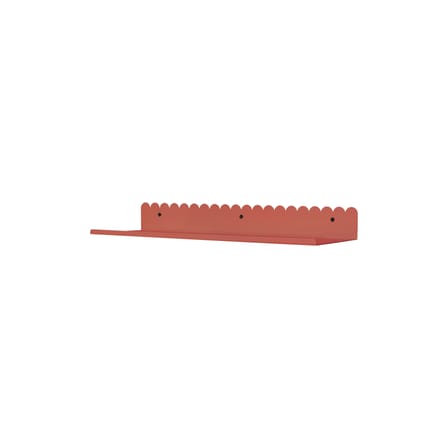 Etagère murale Vibes Large métal rouge / L 50 cm - NOBODINOZ