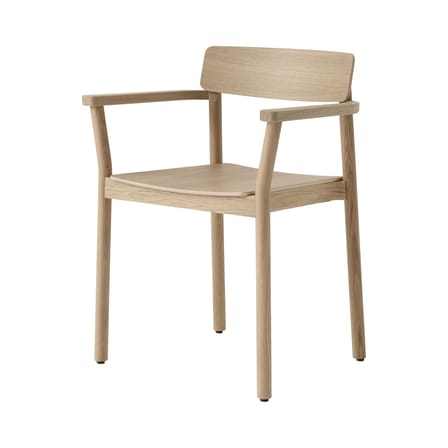 Fauteuil empilable Betty TK10 bois naturel - &tradition