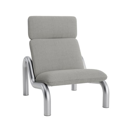Fauteuil rembourré Tube tissu gris - Normann Copenhagen