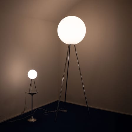 Lampadaire Prima Signora verre blanc - Fontana Arte