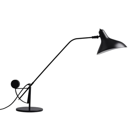 Lampe de table Mantis BS3 métal noir / Schottlander - H 84 cm - Réédition 1951 - DCW éditions