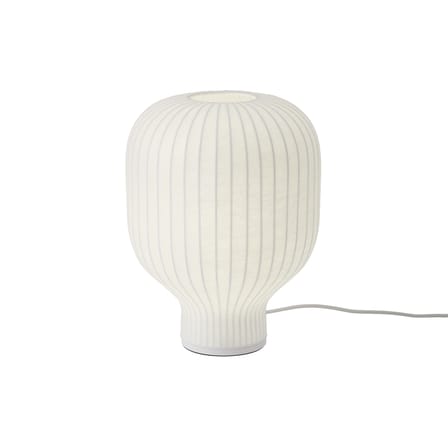 Lampe de table Strand tissu blanc / Ø 29 x H 39 cm - Muuto