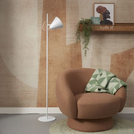 Lisbon Floor lamp metal white / Steerable - It's about Romi