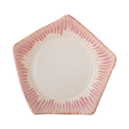 Plat de service Floral céramique rose / Ø 28 x H 9 cm - Bloomingville