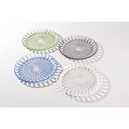 Plat Jelly plastique transparent /Centre de table - Ø 45 cm - Kartell