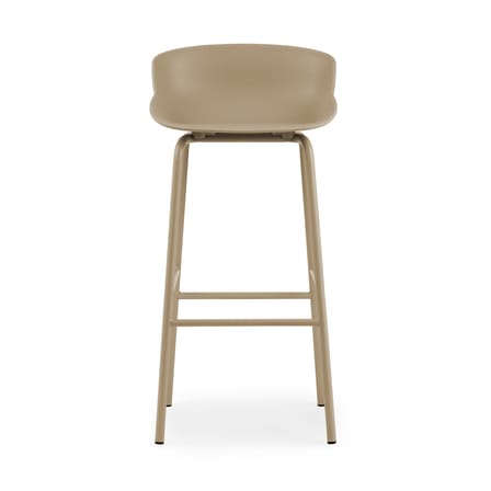 Sgabello alto Hyg materiale plastico beige / H 75 cm - Polipropilene - Normann Copenhagen
