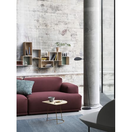 Mini Stacked Shelf natural wood / Small rectangulaire 33x16 cm / Avec fond - Muuto