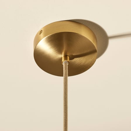 Suspension Songe tissu blanc / Ø 60 cm - Maison Sarah Lavoine