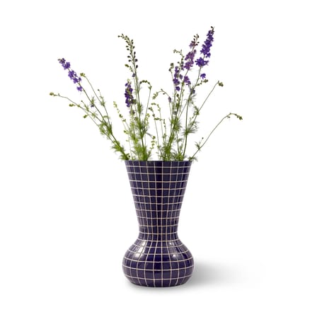Vase Hamam Large céramique bleu / Ø 36 x H 62 cm - POLSPOTTEN