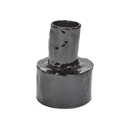 Vase Héléna 5 céramique noir / Ø 14 x H 19 cm - Mini - Serax