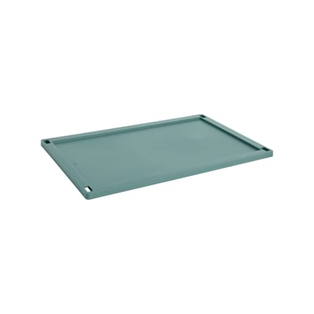 Couvercle  plastique vert / Pour panier Colour Crate Large 35,5 x 54,5 cm - Hay
