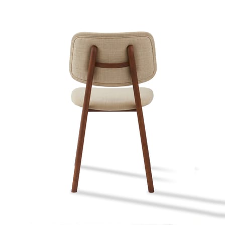 Gepolsterter Stuhl Happy Days textil beige - POLSPOTTEN
