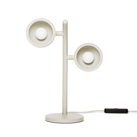 Lampe de table Little Lebow métal blanc / 2 spots orientable - Fatboy