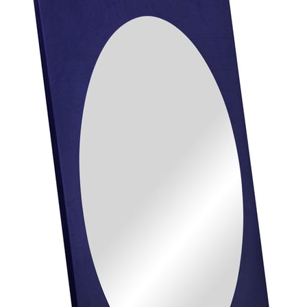 Miroir mural Aku bois bleu / L 70 x H 90 cm - NOO.MA