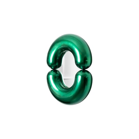 Miroir mural Zodiac Bumper Small céramique vert / L 55 x H 70 cm - Jean-Baptiste Fastrez, 2020 - Moustache