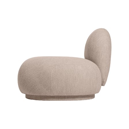 Rico Modular sofa  textile beige / Open side Unit right - UK version - Ferm Living
