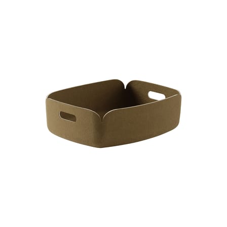 Panier Restore Tray tissu vert / 31 x 40 cm - Feutre recyclé - Muuto