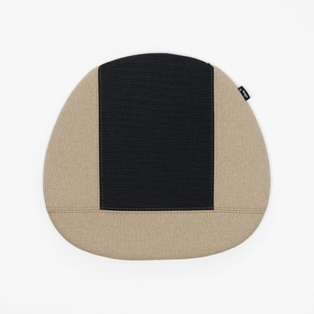 Soft Seat Seat cushion textile beige / type B - L 41.5 x D 37 cm - Set of 3 - Vitra