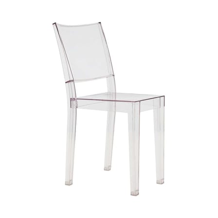 La Marie Stacking chair plastic material transparent transparent / Polycarbonate - Kartell