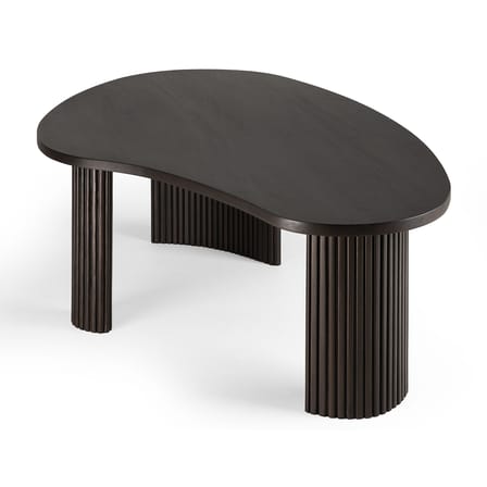Table basse Boomerang bois naturel / 126 x 74 x H 40 cm - Acajou - Ethnicraft