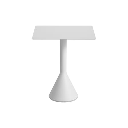 Table carrée Palissade Cone métal gris / 65 x 65 cm - Bouroullec, 2016 - Hay