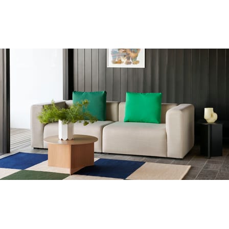 Table d'appoint Slit Wood bois noir / Haute - Ø 35 X H 47 cm / Bois - Hay
