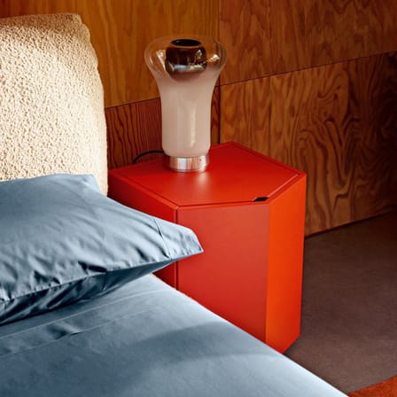 Table de chevet Z24 728 bois orange - Zanotta