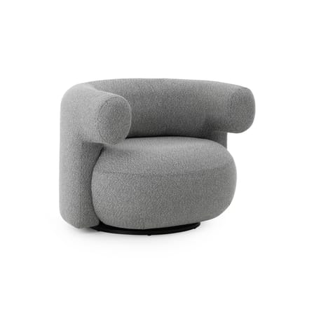 Drehsessel Burra Outdoor textil grau - Normann Copenhagen