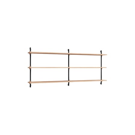 Étagère Wall Shelving – ws.65.2 bois naturel / L 162 x H 65 cm x Prof. 17,5 cm - MOEBE