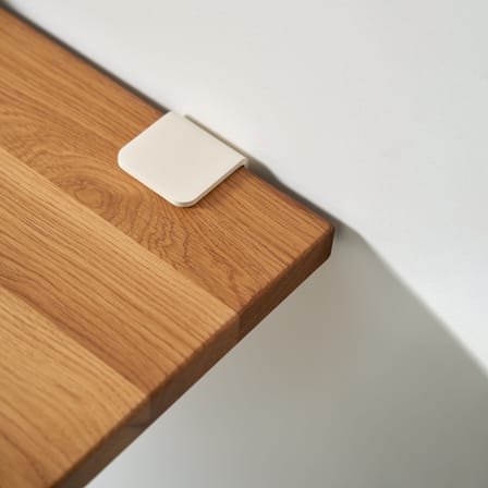 Fixation murale Bracket métal blanc - TIPTOE
