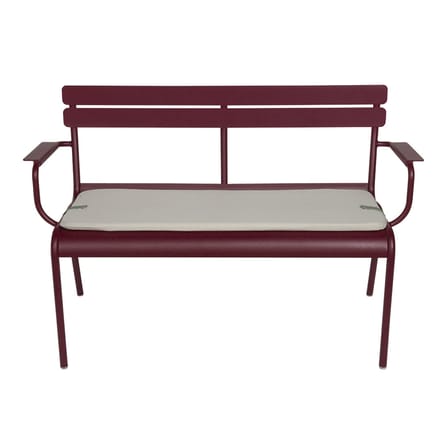 Galette de banc Color Mix tissu beige / 106 x 35 cm - Fermob