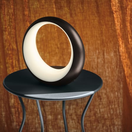 Lampe sans fil rechargeable Hoopik LED métal noir / Ø 24 cm - Fermob