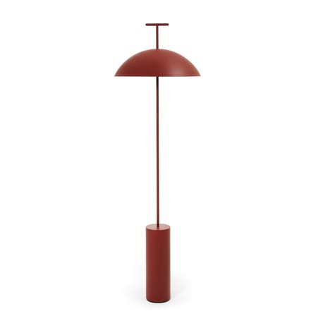 Lampadaire Geen-a métal rouge / Liseuse / H 132 cm - Kartell