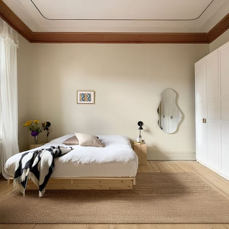 Lit double Kanso / Pour matelas 160 x 200 cm - 4 tiroirs - KARUP
