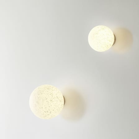 Pix Wall light plastic material white / Ø 30 cm - Recycled - Normann Copenhagen