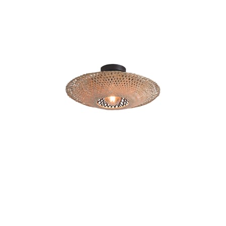 Plafonnier Kalimantan Small bois naturel / Bambou - Ø 44 cm - GOOD&MOJO