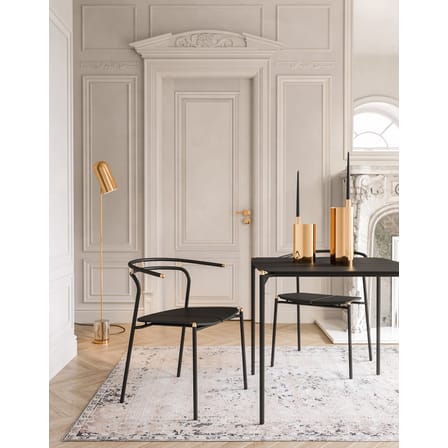 Novo Square table metal beige / 80 x 80 cm - Metal - AYTM
