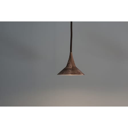 Suspension Unterlinden métal marron / LED - Métal vieilli - Artemide