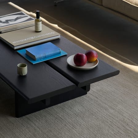 Table basse Ita OS3 bois marron / 110 x 60 x H 25 cm - &tradition