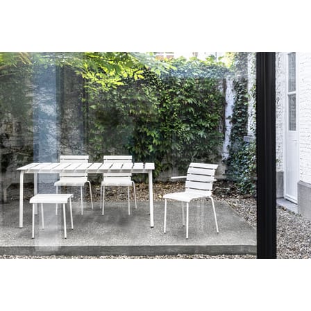 Table rectangulaire Aligned métal blanc / By Maarten Baas - 170 x 85 cm / Aluminium - valerie objects