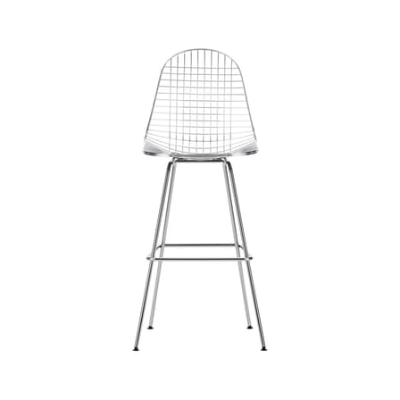 Tabouret haut Wire Stool High métal / H 79,5 cm - Eames, 1951 - Vitra