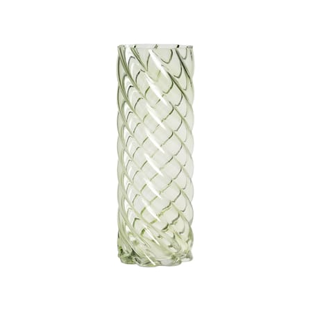 Vaso Marshmallow vetro verde / Ø 12 x H 33 cm - & klevering