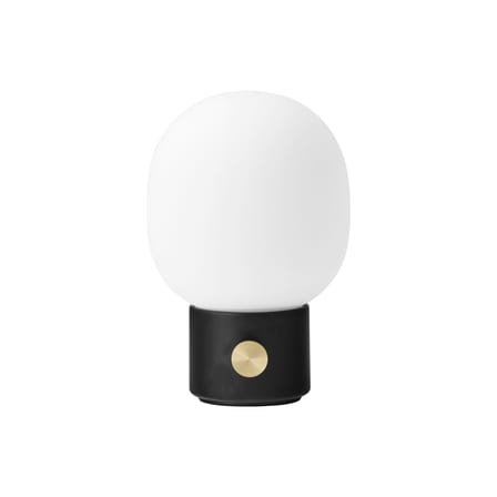 JWDA Wireless rechargeable lamp metal glass black / Steel & glass - Ø 14.5 x H 21.5 cm - Audo Copenhagen