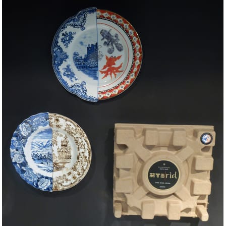 Assiette Hybrid Isaura céramique multicolore Ø 27,5 cm - Seletti